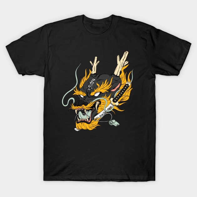 Dragon of Akihabara T-Shirt by K2Gproject